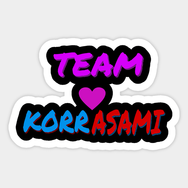 Team KorrAsami Sticker by HeartsInspiredRunning